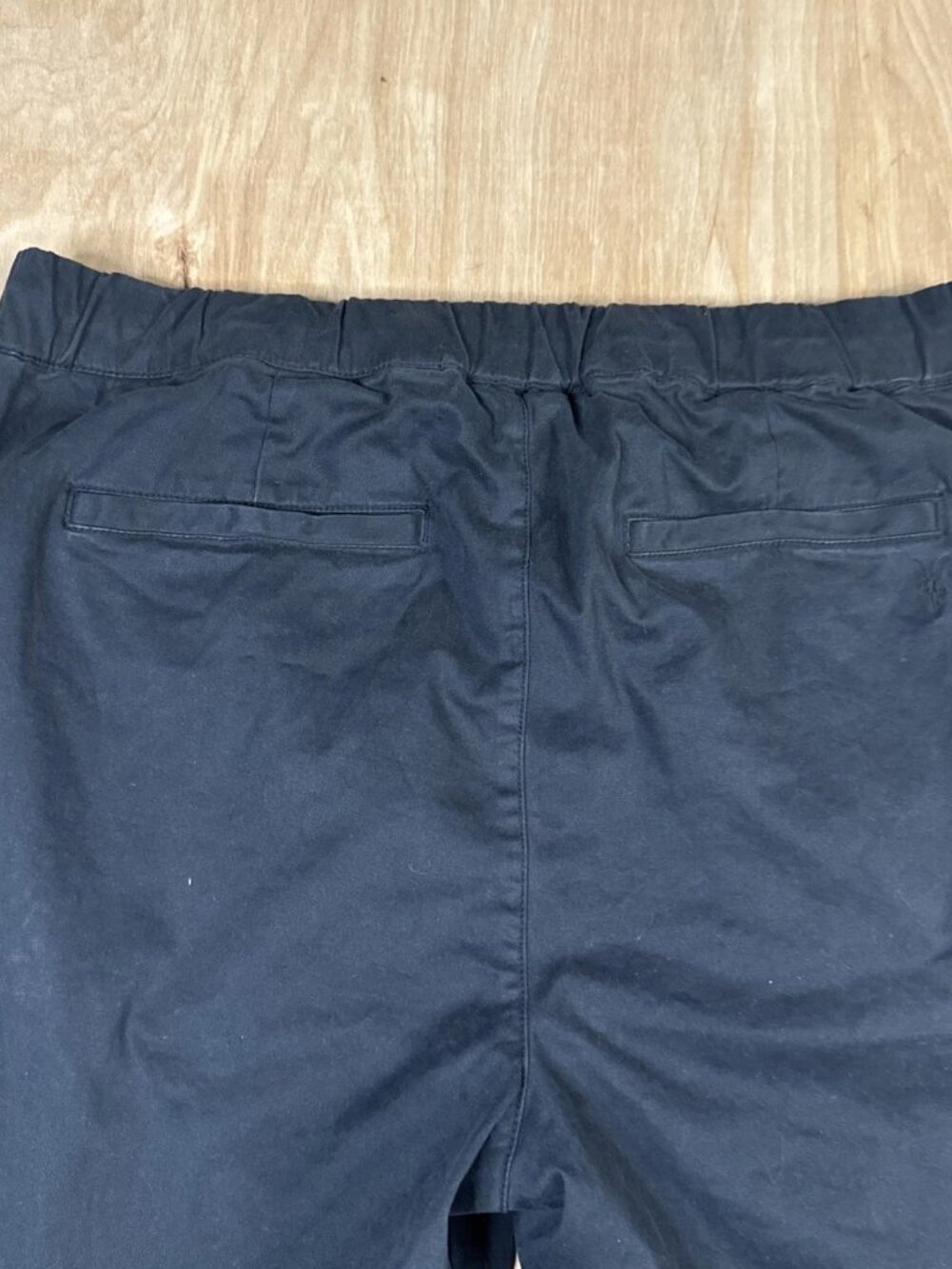 All Saints Mens Black Slim Taper Fit Drawstring Zipper Pockets Jogger Pants 32 - Picture 5 of 6